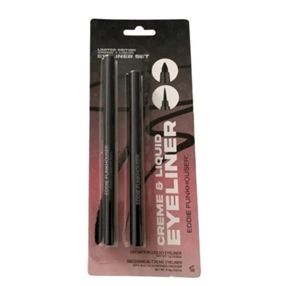 Eddie Funkhouser Limited Edition Creme and Liquid Eyeliner Set NIP - Picture 1 of 4
